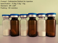 0.25g - 1.0g αντιβιοτικό κεφαλοσπορίνης/νάτριο Cefotaxime για την έγχυση