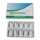 Ταμπλέτες 250mg υδροχλωριδίου Ciprofloxacin  500mg, προφορικά φάρμακα