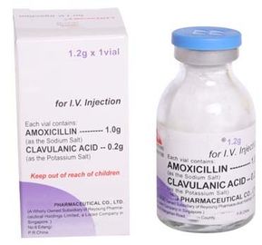 Ξηρό κάλιο Clavulanate αμοξικιλίνης εγχύσεων σκονών