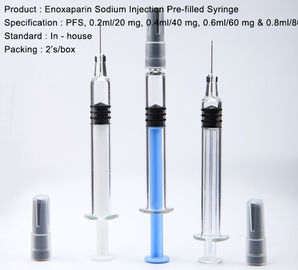 Ηπαρίνη εγχύσεων νατρίου Enoxaparin και χαμηλός - γεμισμένη εκ των προτέρων ηπαρίνη έγχυση μοριακού βάρους