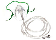 PVC μίας χρήσης διαφανές χρώμα μασκών οξυγόνου ιατρικών συσκευών απλό