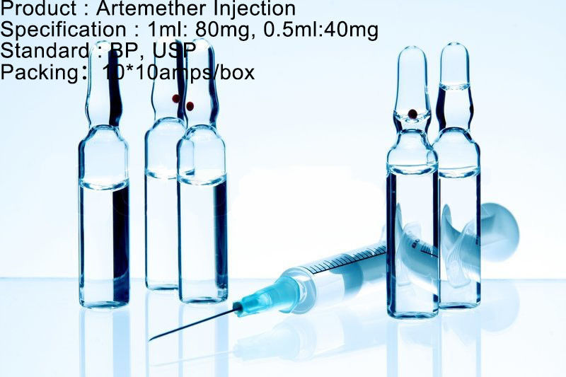 Αντιελονοσιακό αντιελονοσιακό φάρμακο 80mg/1ml 40mg/0.5ml δόσης εγχύσεων Artemether πρακτόρων