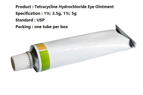 Οφθαλμική Tetracycline φαρμάκων αλοιφή 1% 3.5g 1% 5g ματιών υδροχλωριδίου