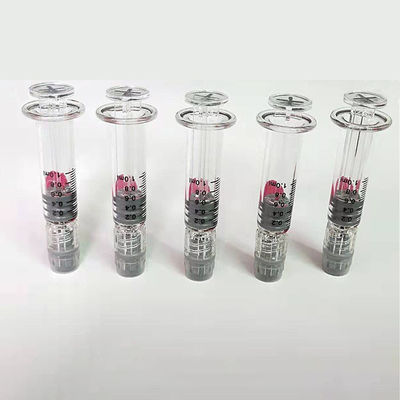 Ξαναγεμισμένη 0.5ml 1ml μίας χρήσης σύριγγα γυαλιού Luer κλειδαριά για το πετρέλαιο Cbd